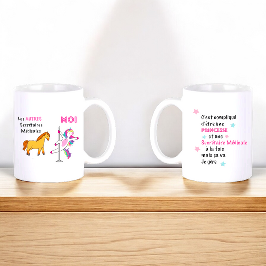 Mug classique blanc personnalisé - 325 ml