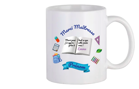 Mug "Merci Maîtresse"