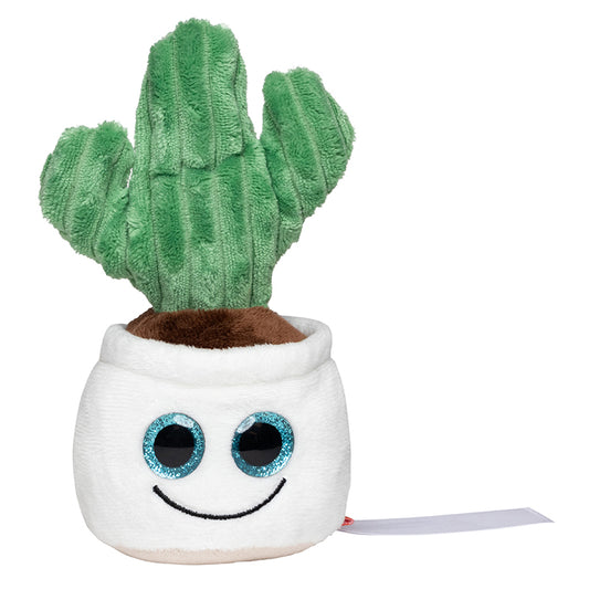 Peluche Cactus déco Schmoozies 15 cm - nettoyeur d'écran personnalisable sur étiquette
