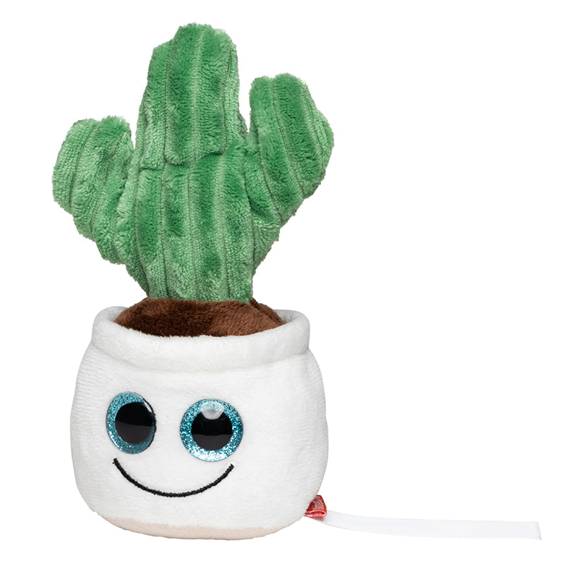 Peluche Cactus déco Schmoozies 15 cm - nettoyeur d'écran personnalisable sur étiquette