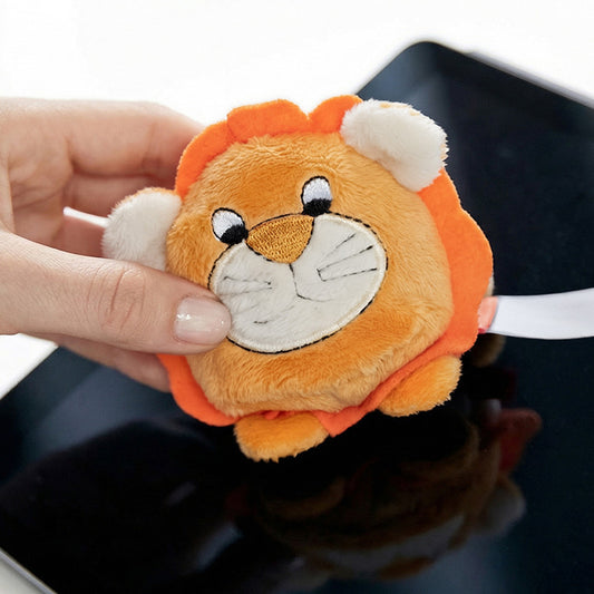 Schmoozies Lion 7cm - nettoyeur d'écran personnalisable sur étiquette