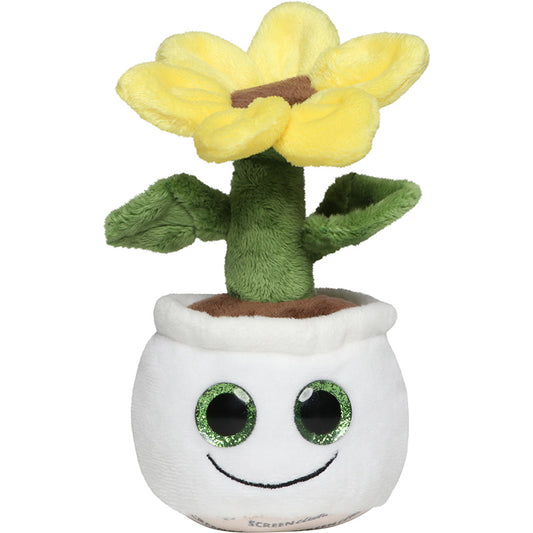 Peluche Schmoozies Tournesol 16 cm - nettoyeur d'écran personnalisable sur étiquette