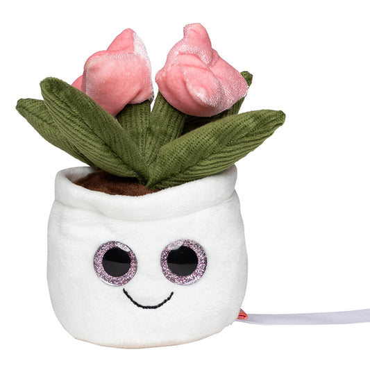 Charmante Tulipe déco Schmoozies 13,5 cm - nettoyeur d'écran personnalisable sur étiquette