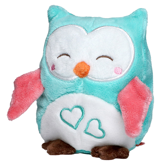 Peluche Chouette 12 cm personnalisable sur étiquette