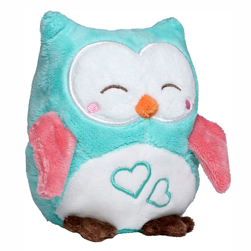 Peluche Chouette 12 cm personnalisable sur étiquette