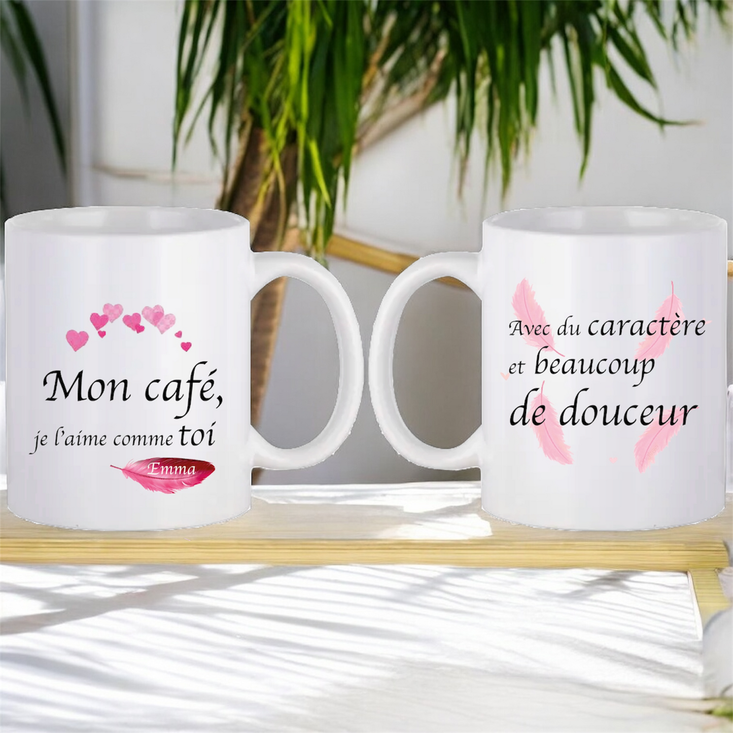 Mug classique blanc personnalisé - 325 ml