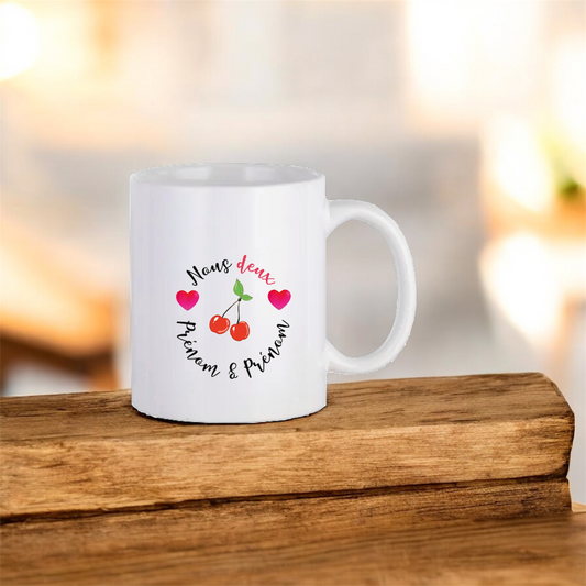 Mug personnalisé "Nous deux" - Cadeau Saint-Valentin