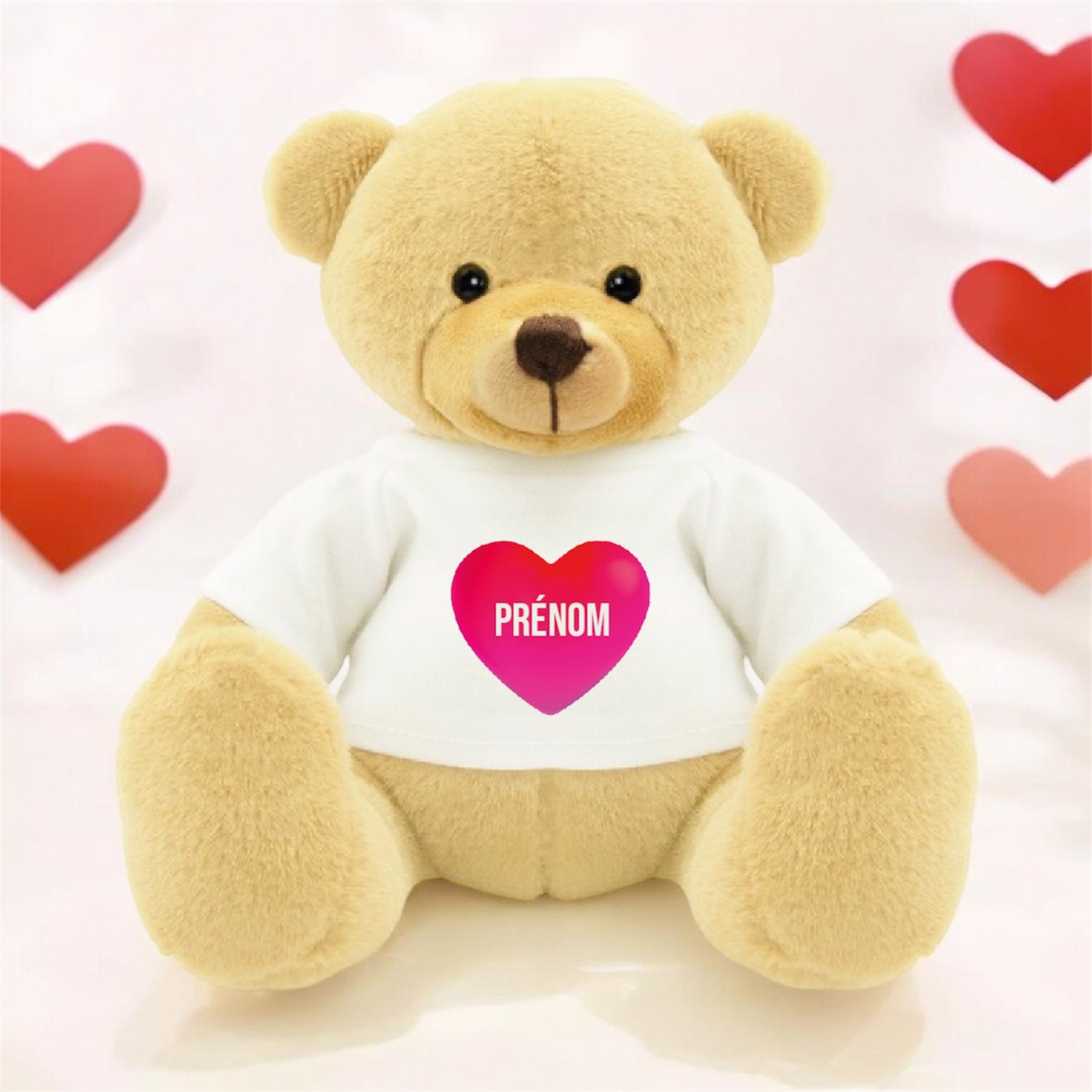 Petite peluche personnalisée AMOUR (12cm)-Cadeau Saint-Valentin