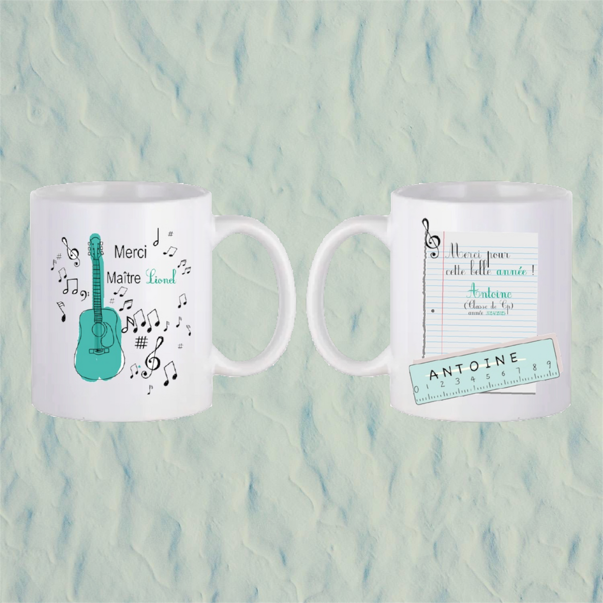 Mug  personnalisé "Merci Maîtresse"