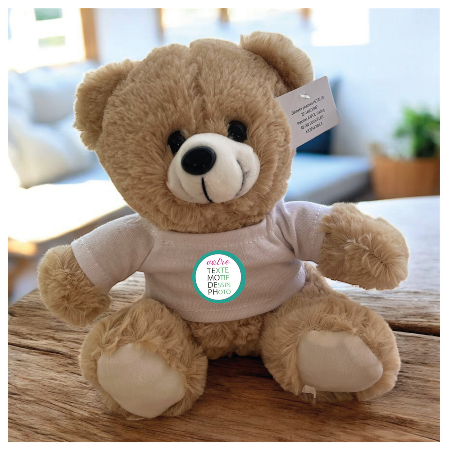 Peluche personnalisable