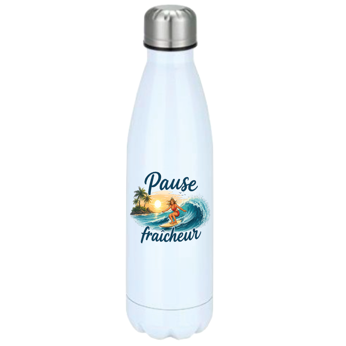 Gourde en inox isotherme personnalisable 500 ml