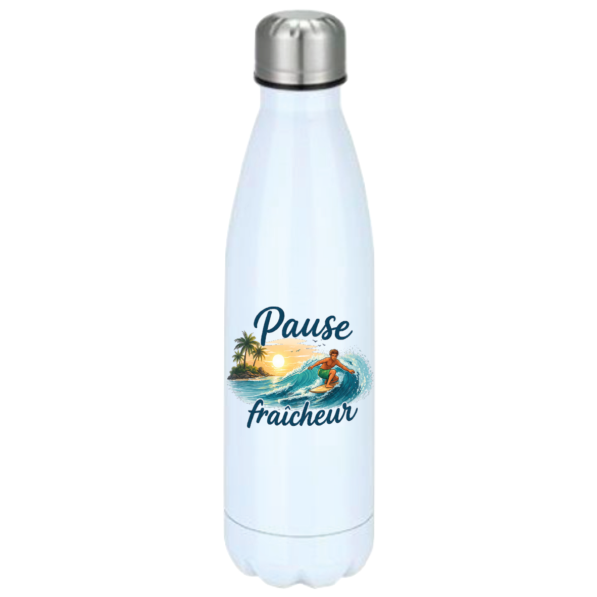 Gourde en inox isotherme personnalisable 500 ml